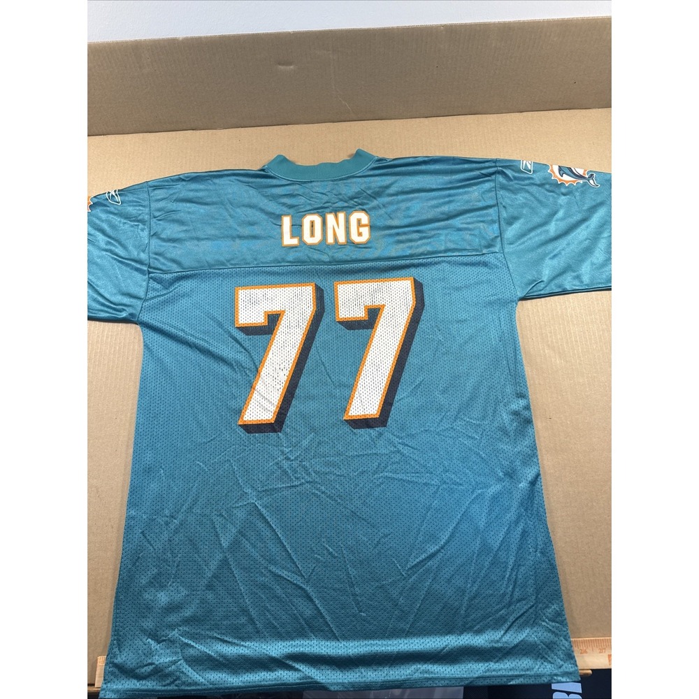 Miami Dolphins Reebok Team Apparel Jake Long #77 Jersey NFL Size XL